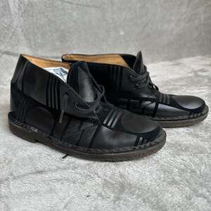 Clarks Originals Desert Boot Patternity Collaboration Black Suede Boots